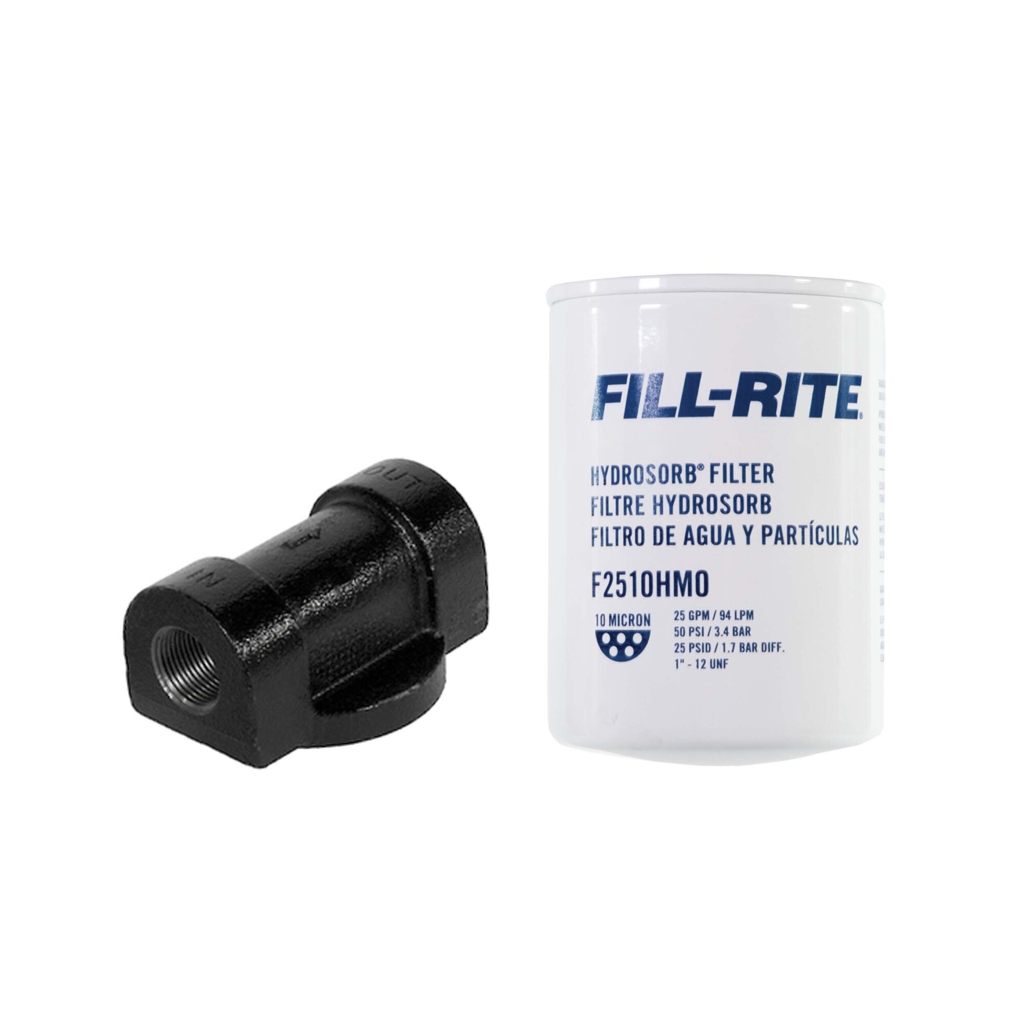 Fill-Rite, F2510HM0 with 3/4in. Filter Head Kit, Diameter 1 in, Height 6 in, Model# 1210KTF7026